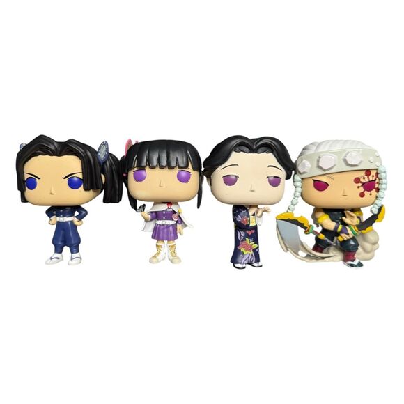 Funko Pop! Demon Slayer Lot of 4 Collectible Figures - Picture 1 of 5